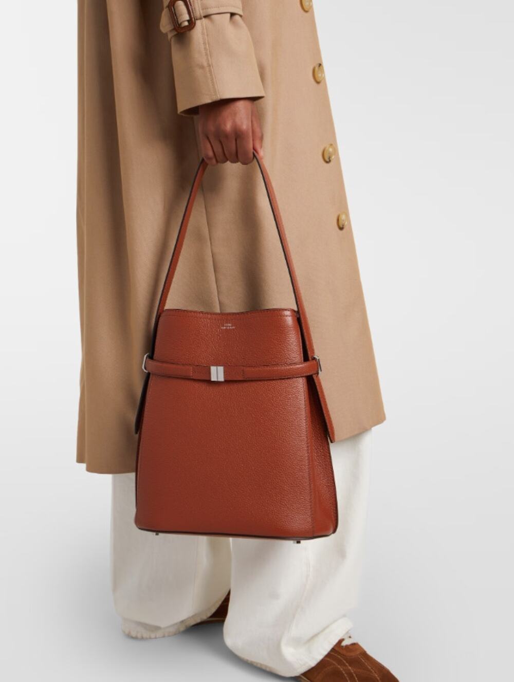 NEW TOTEME $1450 GRAIN LEATHER BUCKET SHOULDER BAG PURSE NWT AUTHENTIC